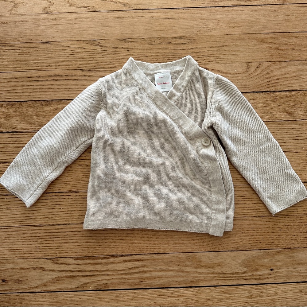 HANNA ANDERSSON KIMONO KNIT TOP 2T UNISEX